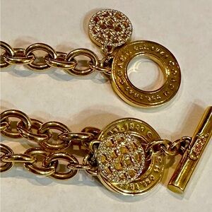 Coach necklace and bracelet set